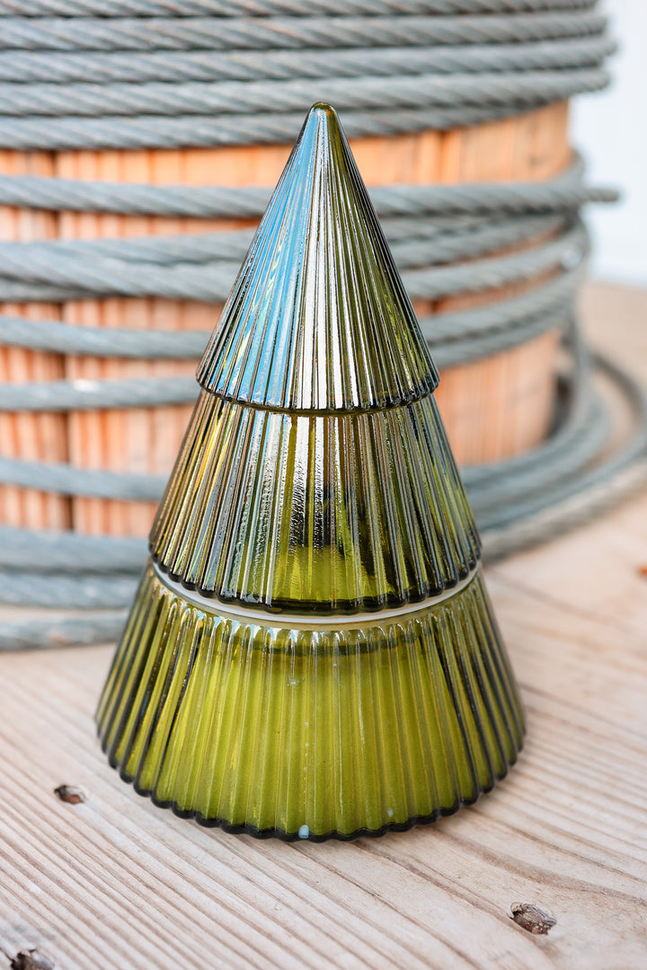 Fraser Fir Soy Candle - 8.5 oz Glass Tree Jar