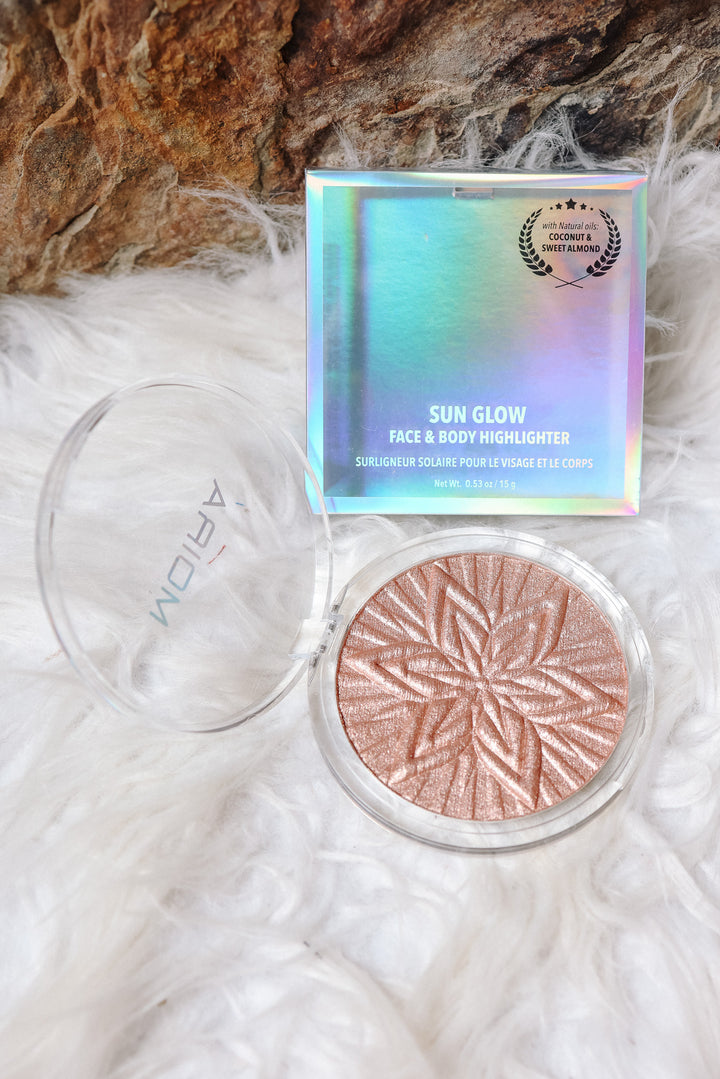 Sun Glow Face & Body Highlighter - Rose Petals