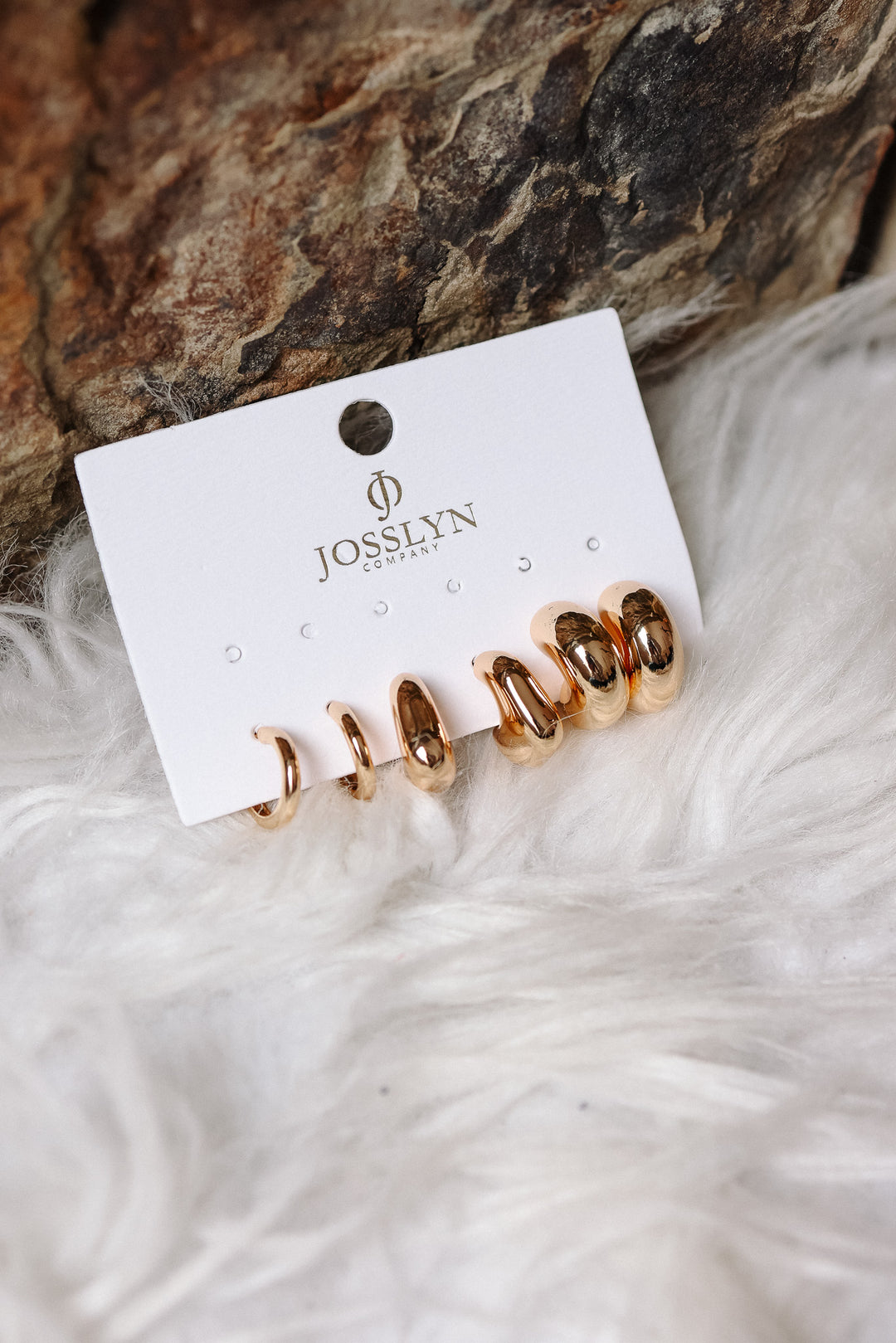 Bubble Hoop Huggie Trio Earrings
