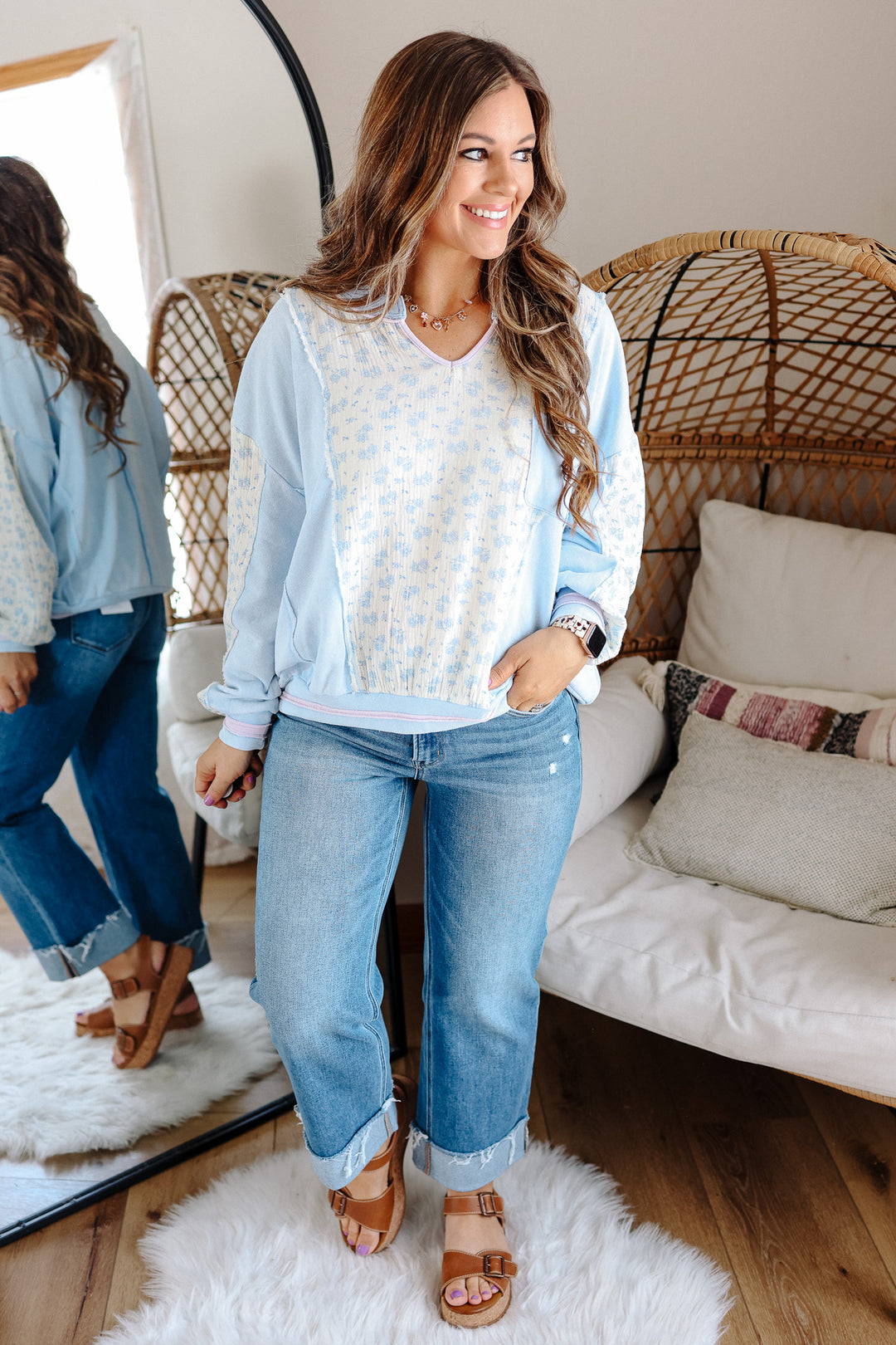 Bowie Mixed Floral Sweater