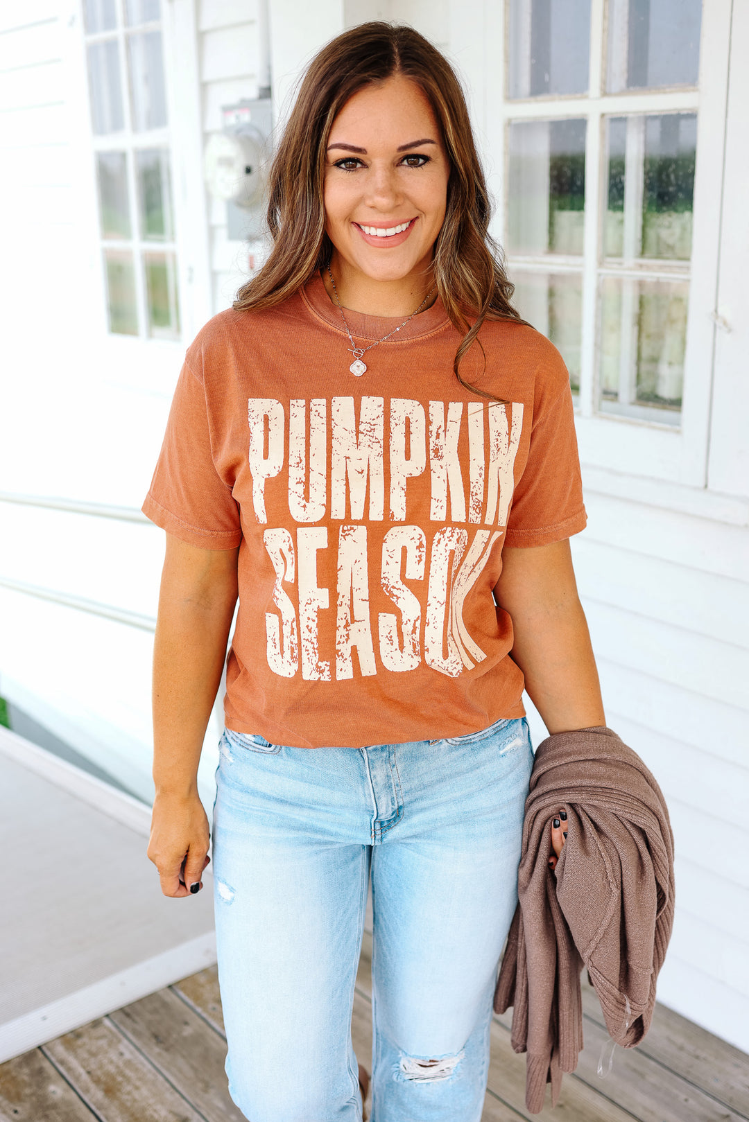 Pumpkin Season Graphic Tee - Yam
