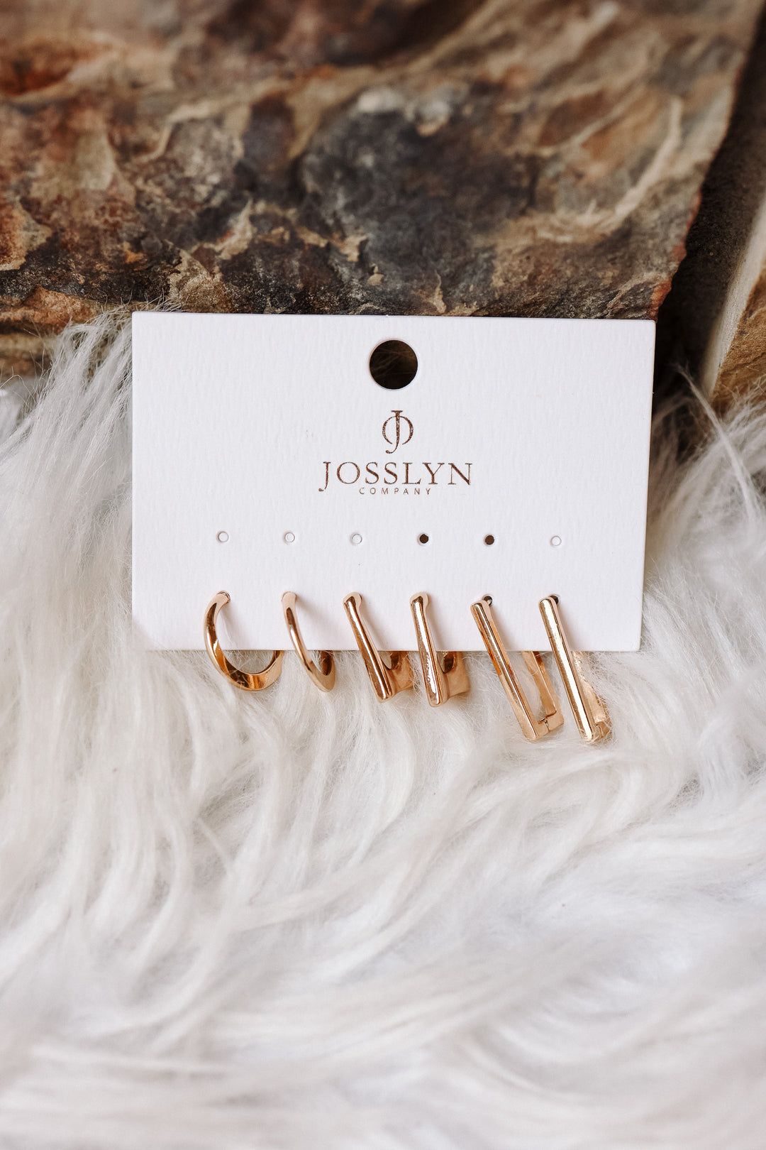 Geo Mini Trio Hoop Earring Set