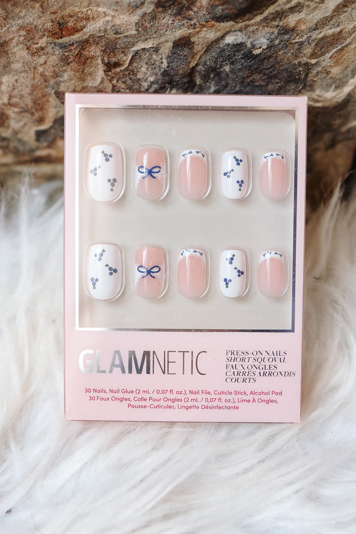 Blue A Kiss Press-On Nails | Short Squoval