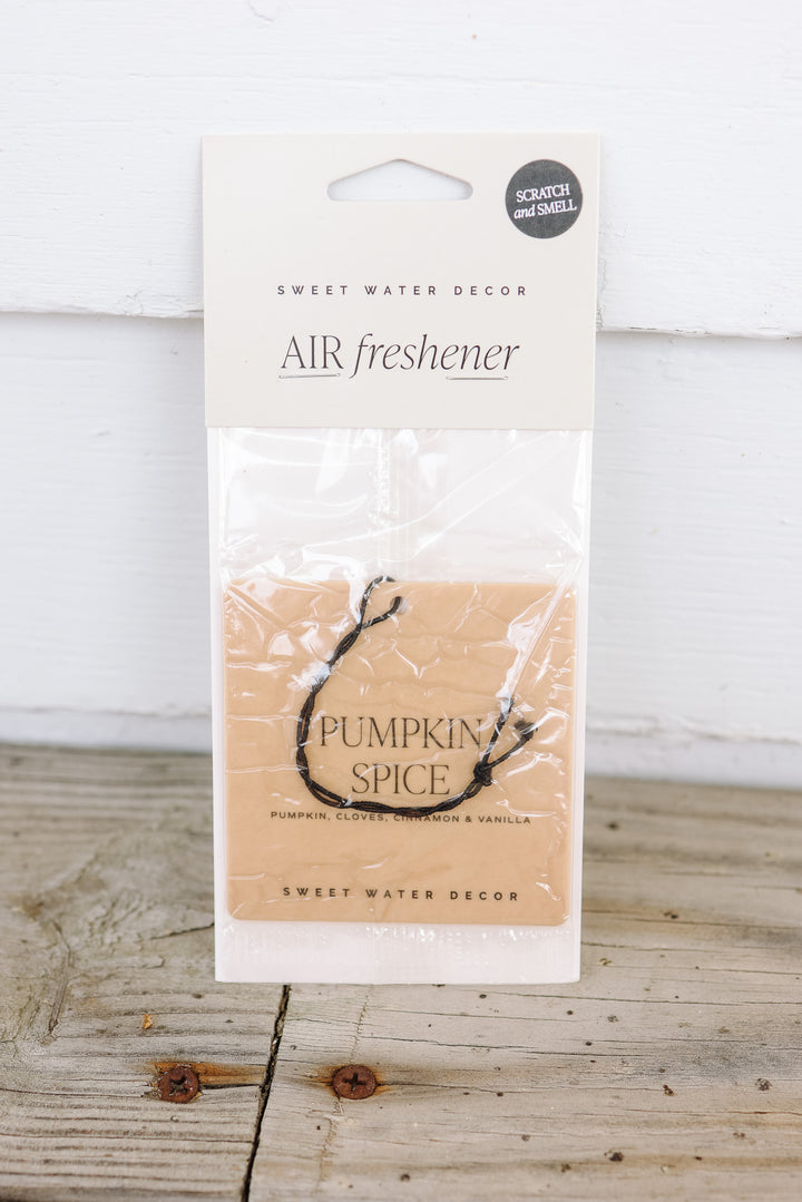 Pumpkin Spice Hanging Air Freshener
