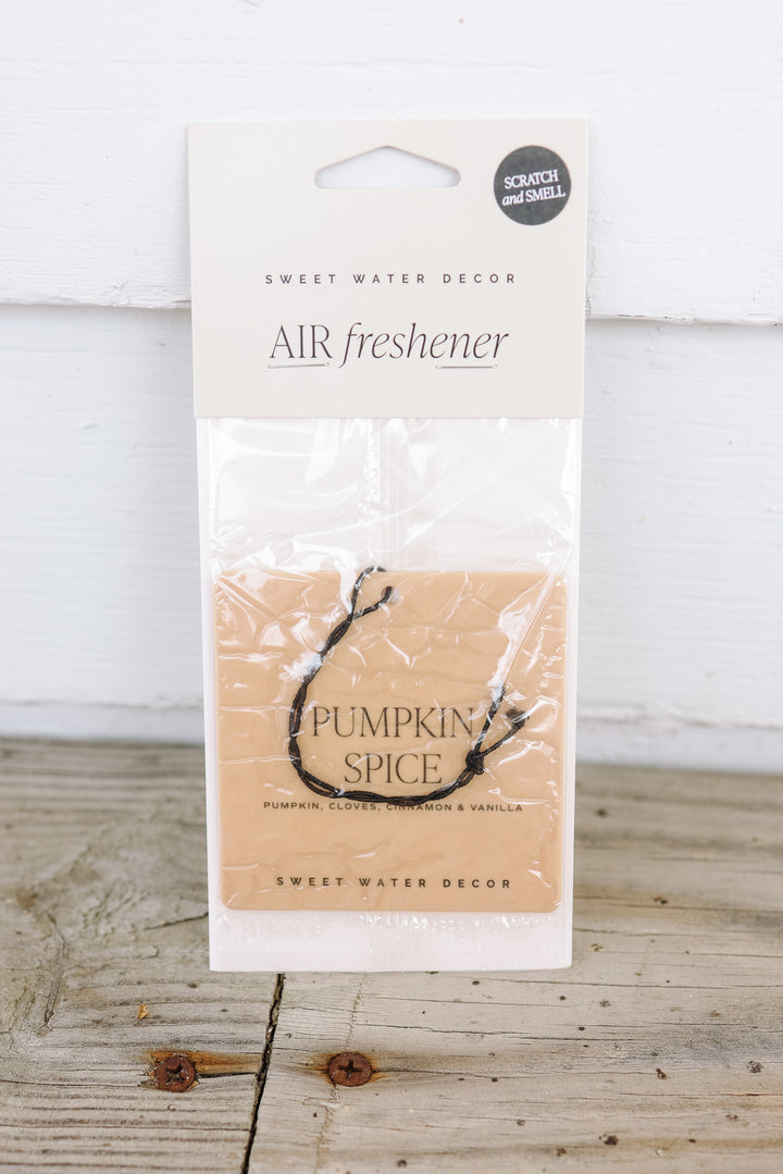 Pumpkin Spice Hanging Air Freshener