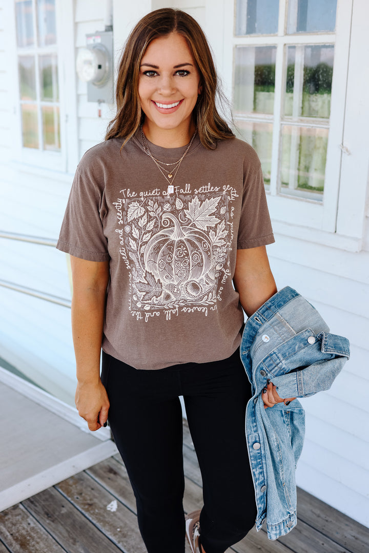 The Quiet of Fall Graphic Tee - Multiple Colors