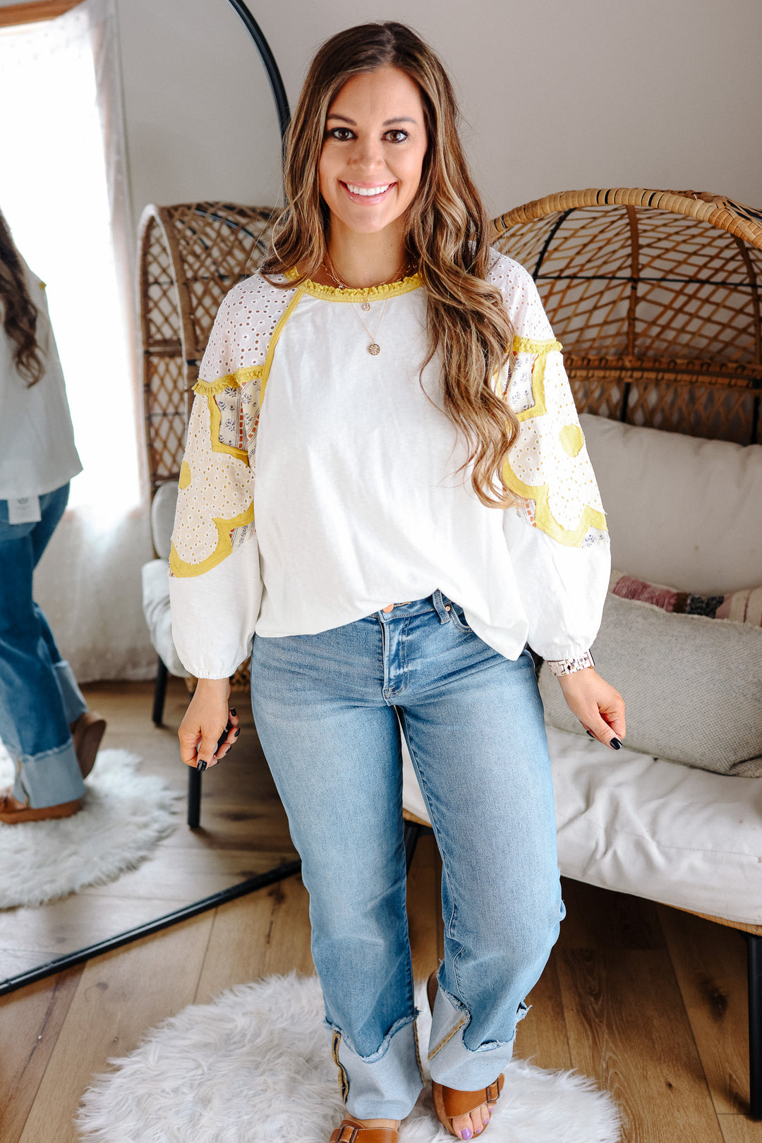 Daisy and Lace Top