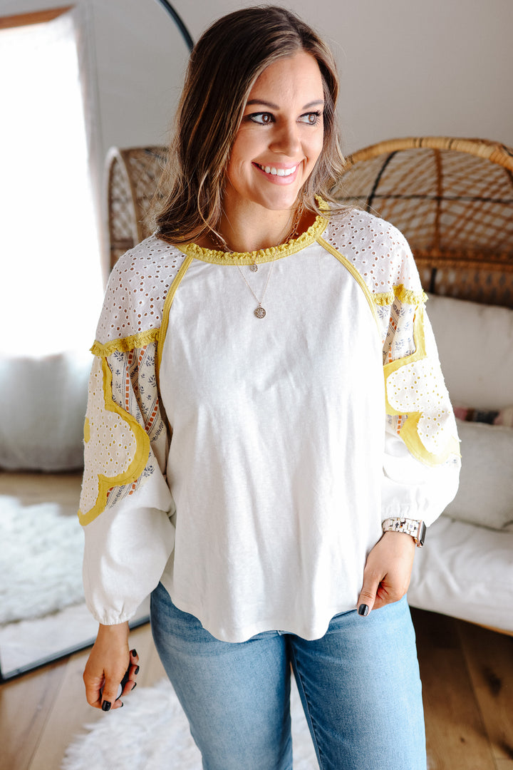 Daisy and Lace Top