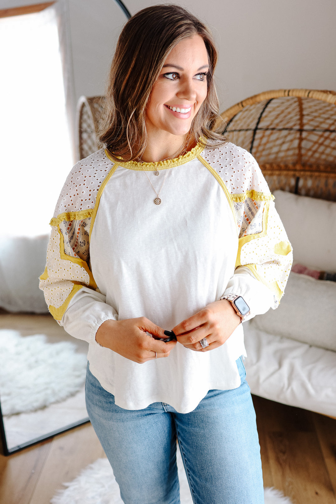 Daisy and Lace Top