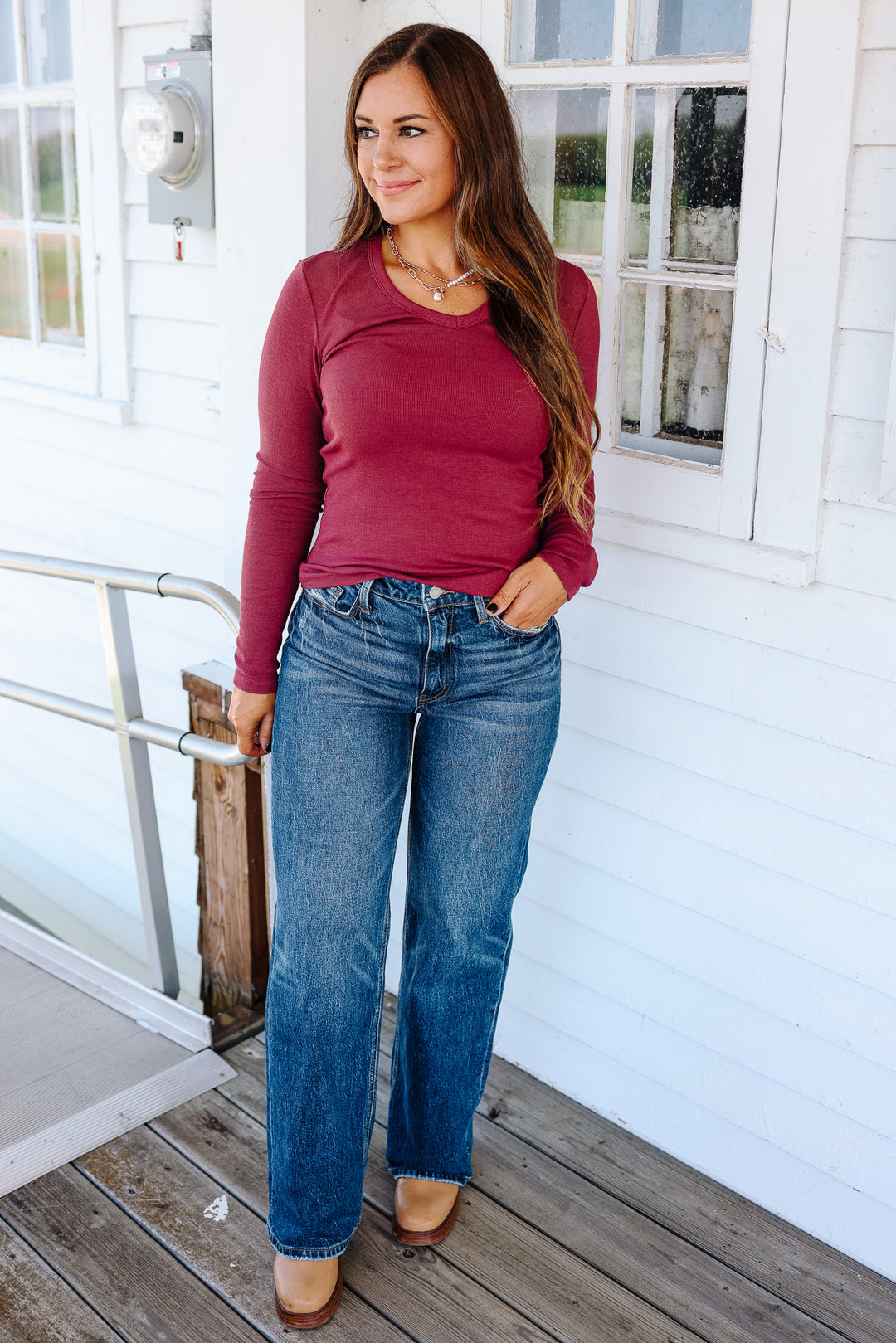 VERVET: PENN 90'S HIGH RISE WIDE JEANS