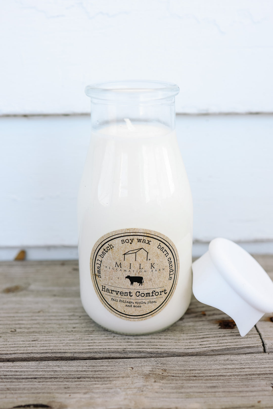 Milk Bottle Candle - Harvest Comfort
