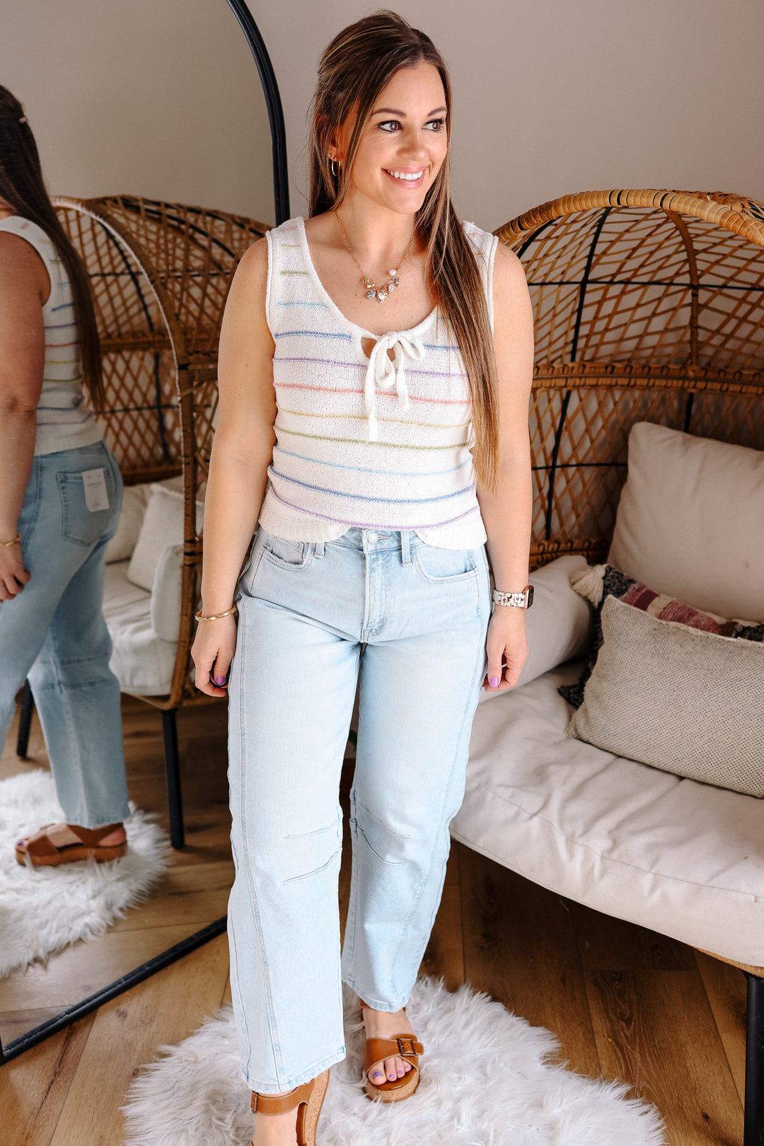 FLYING MONKEY: Beck High Rise Barrel Jeans