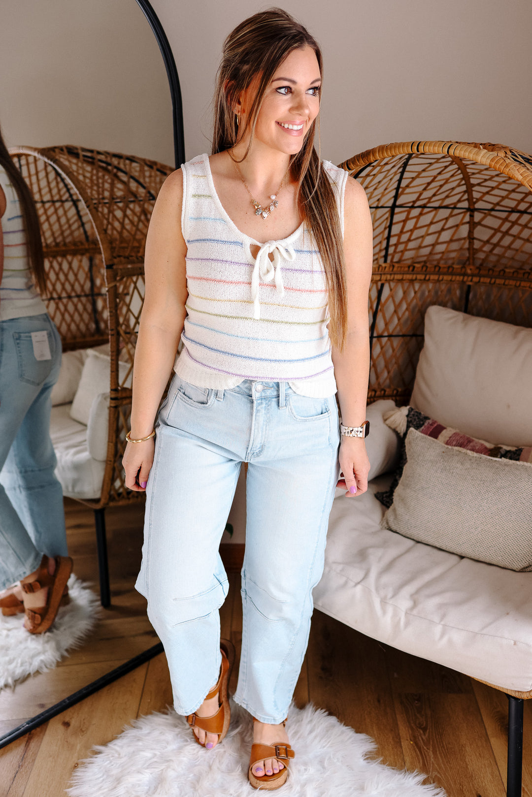 FLYING MONKEY: Beck High Rise Barrel Jeans