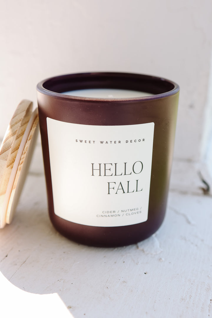 Hello Fall 15 oz Candle
