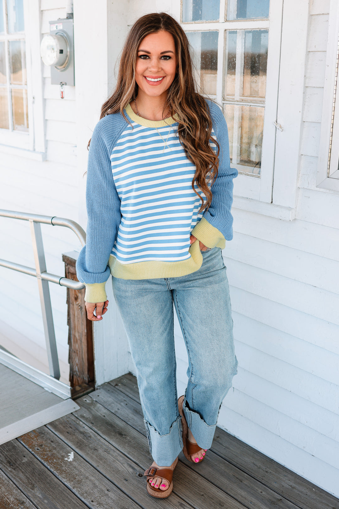 Linds Stripe Pullover Sweater