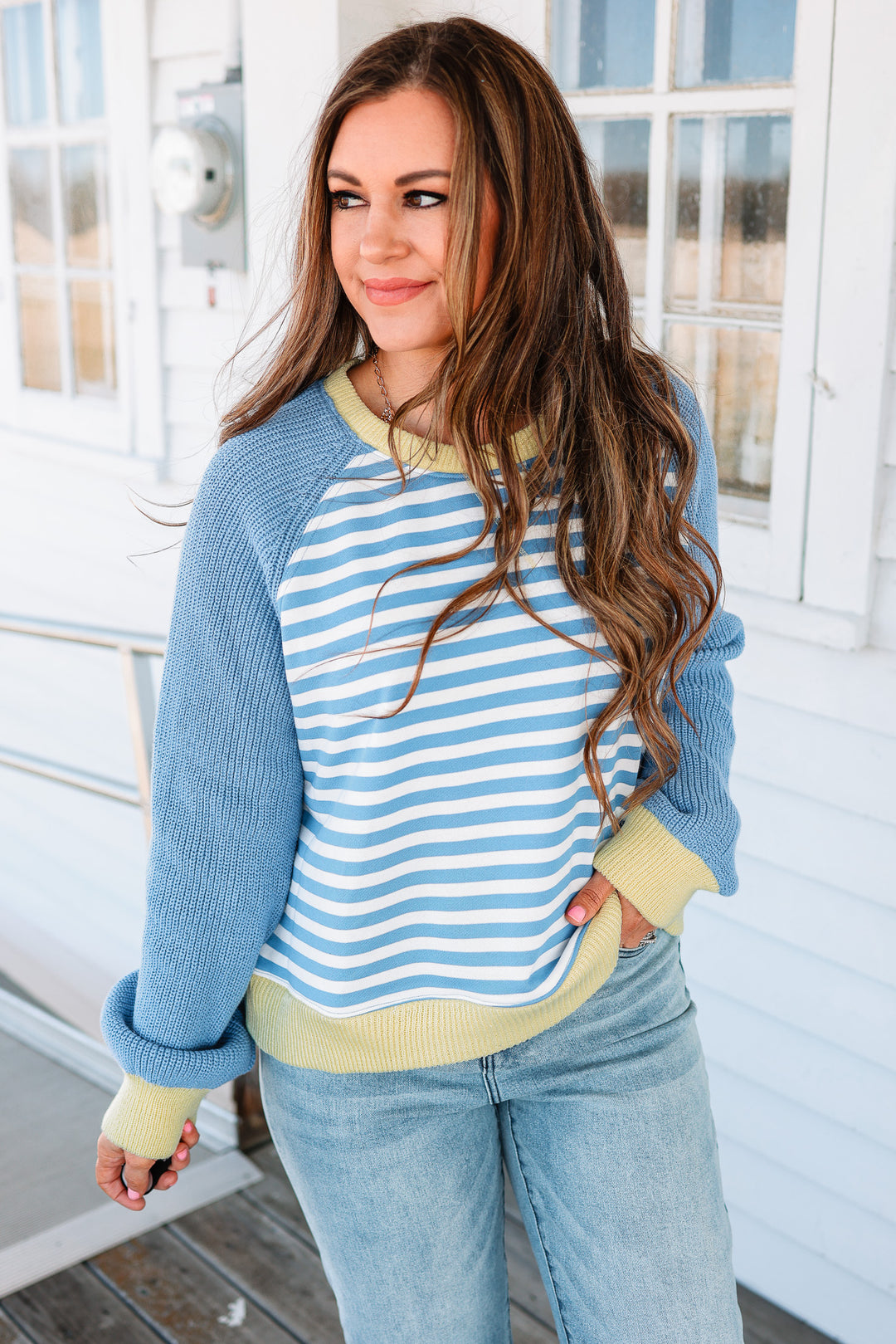 Linds Stripe Pullover Sweater