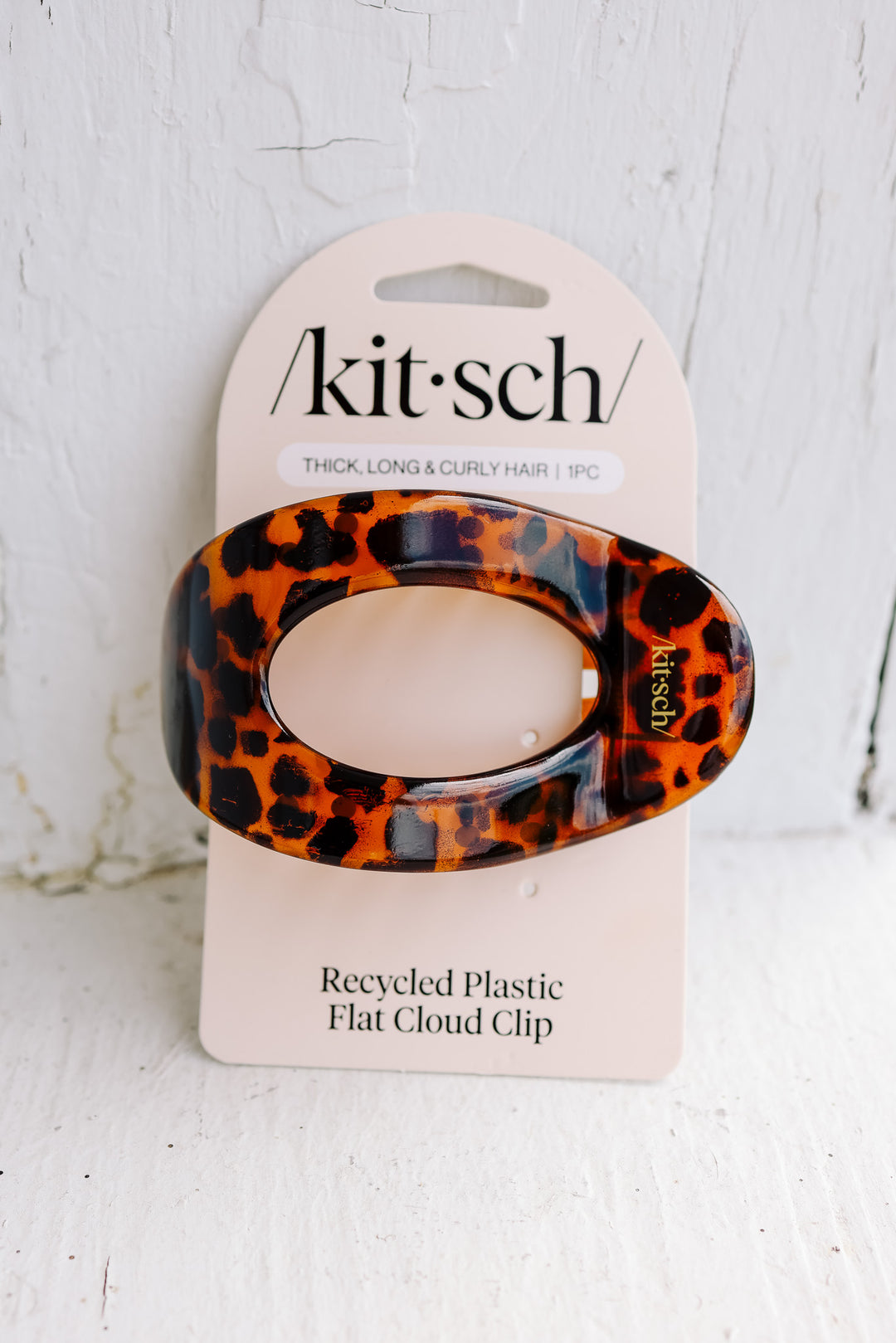 Recycled Plastic Large Flat Cloud Clip - Tort