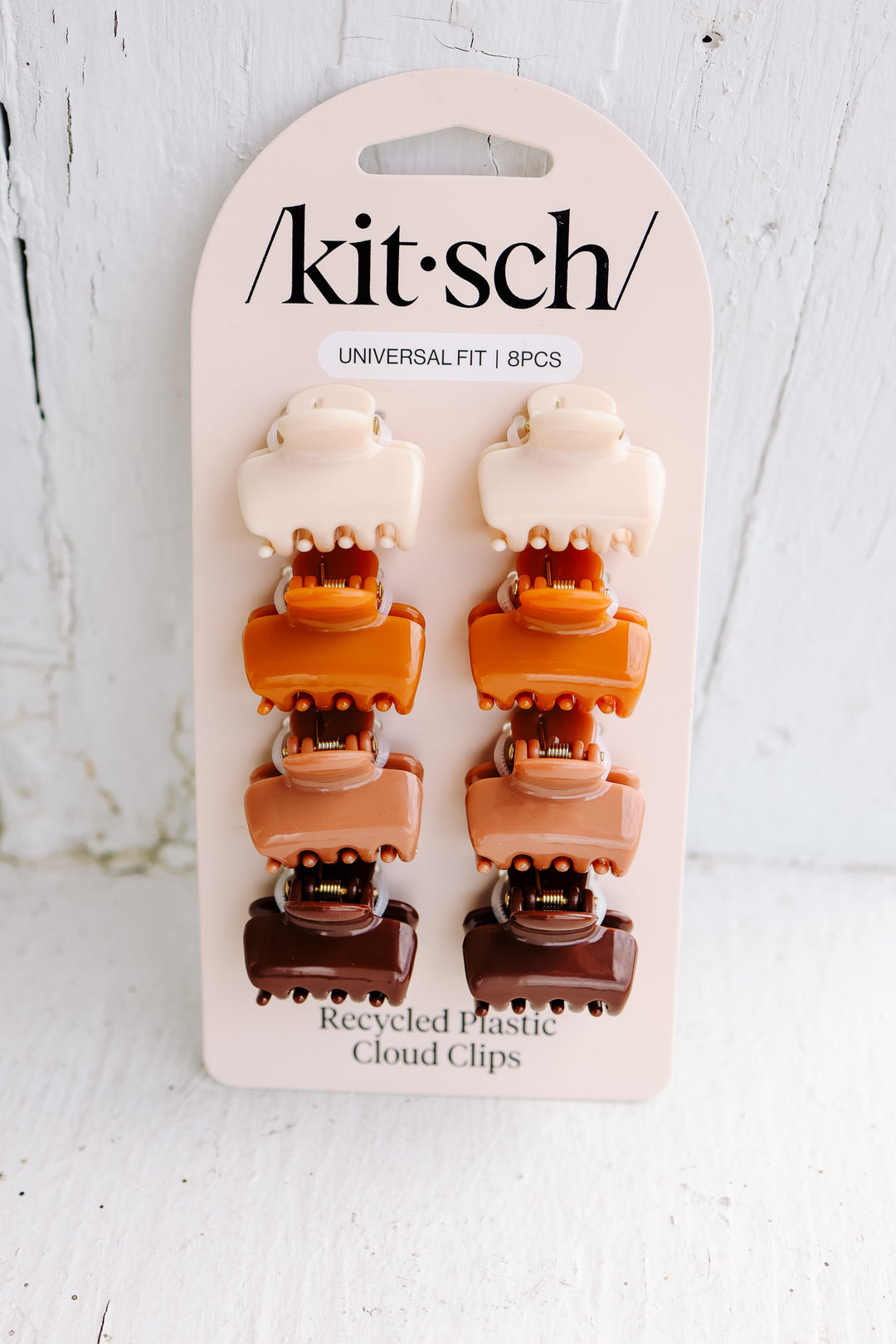 Recycled Plastic Mini Cloud Clips 8pc Set - Sedona