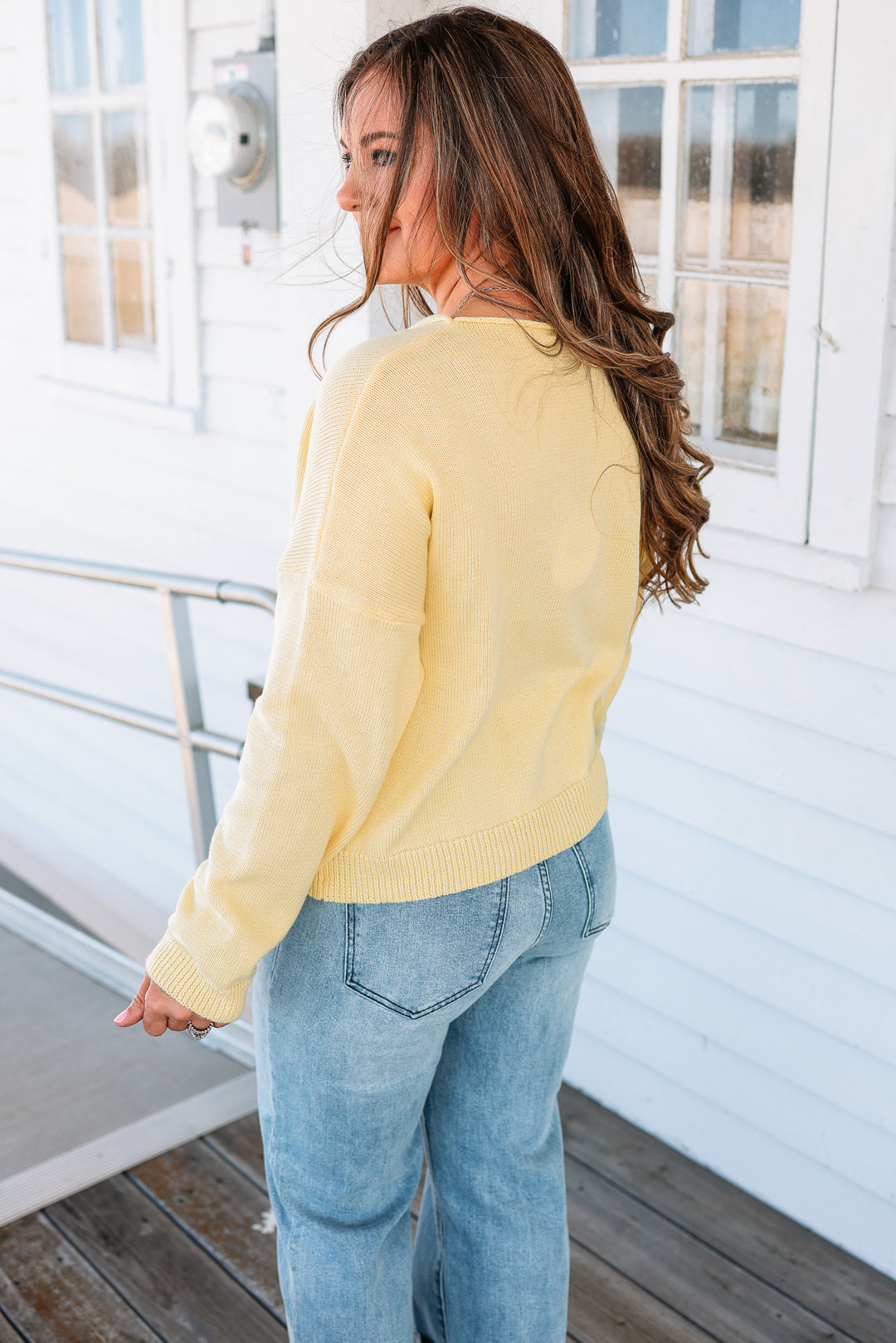 Remi Sweater Cardigan - Butter Yellow