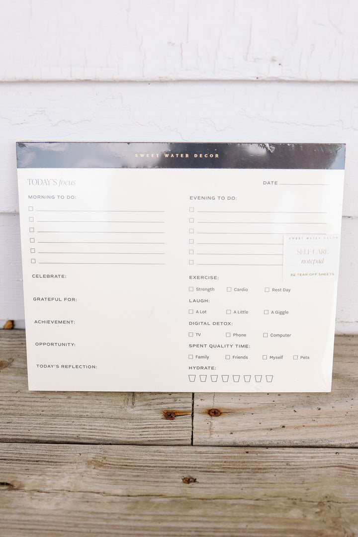 Self Care Notepad