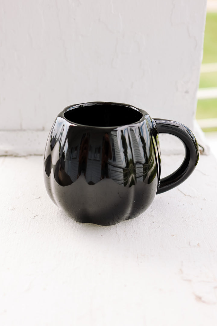 Black Pumpkin Coffee Mug