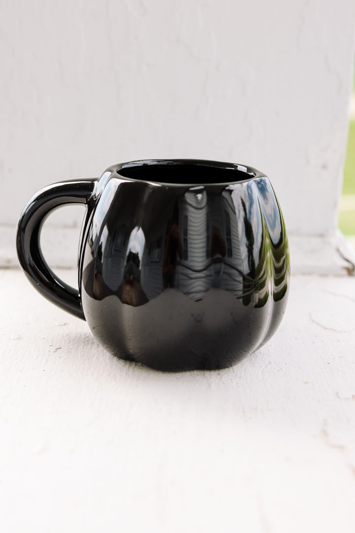 Black Pumpkin Coffee Mug
