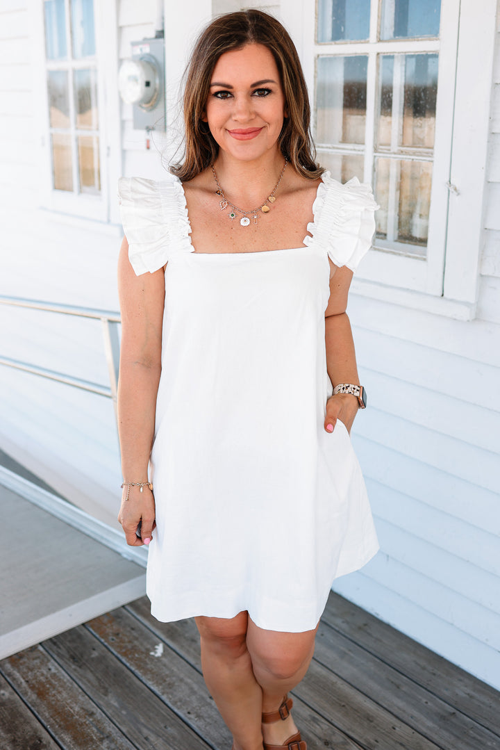 Willa Ruffle Sleeve Dress