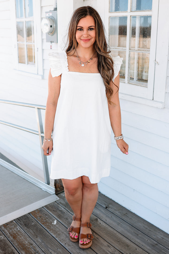 Willa Ruffle Sleeve Dress