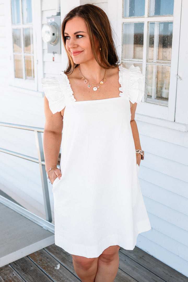 Willa Ruffle Sleeve Dress