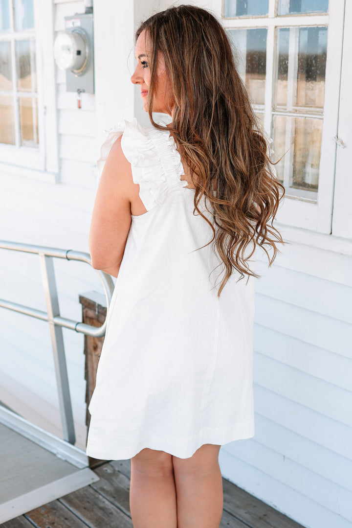 Willa Ruffle Sleeve Dress