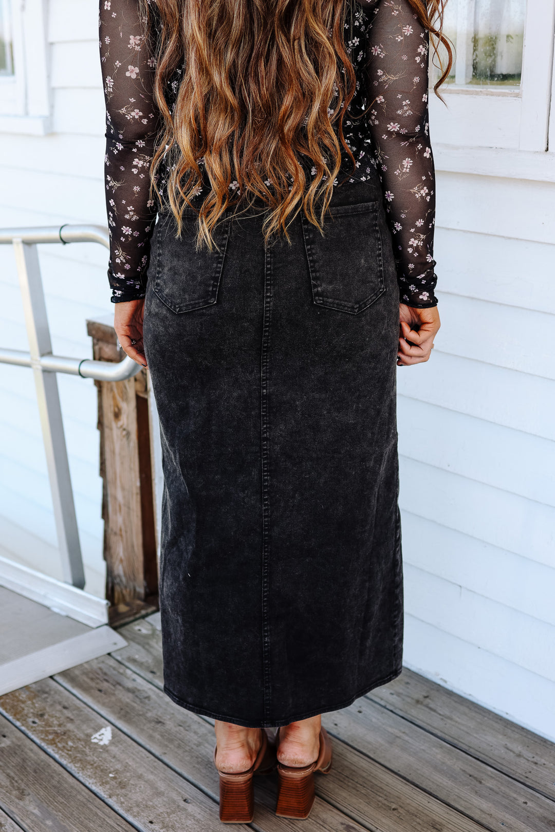 Sutton Maxi Skirt - Black