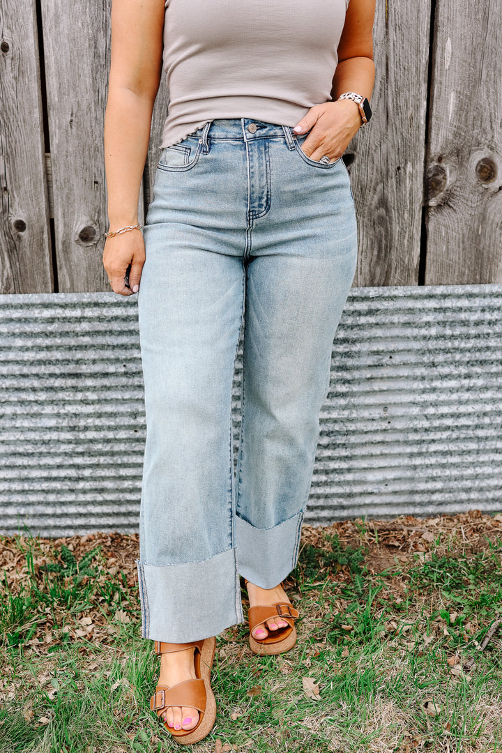 AMPERSAND AVE:  Montery Cuffed Denim