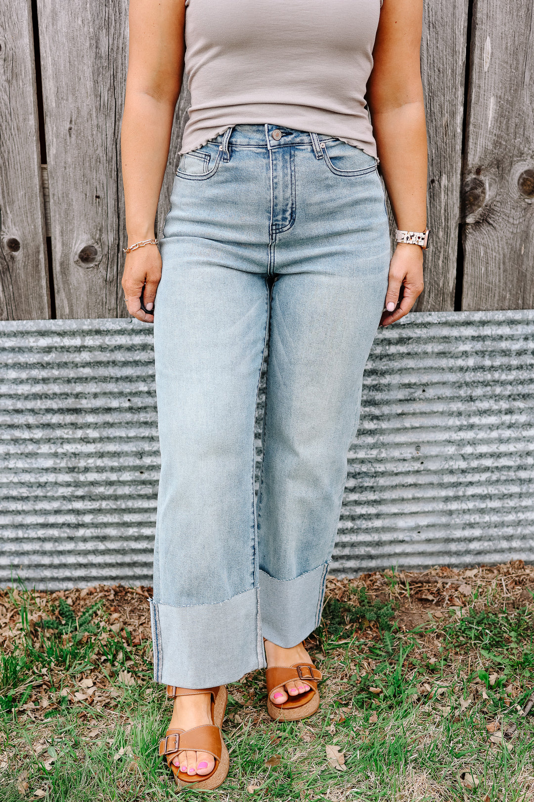 AMPERSAND AVE:  Montery Cuffed Denim