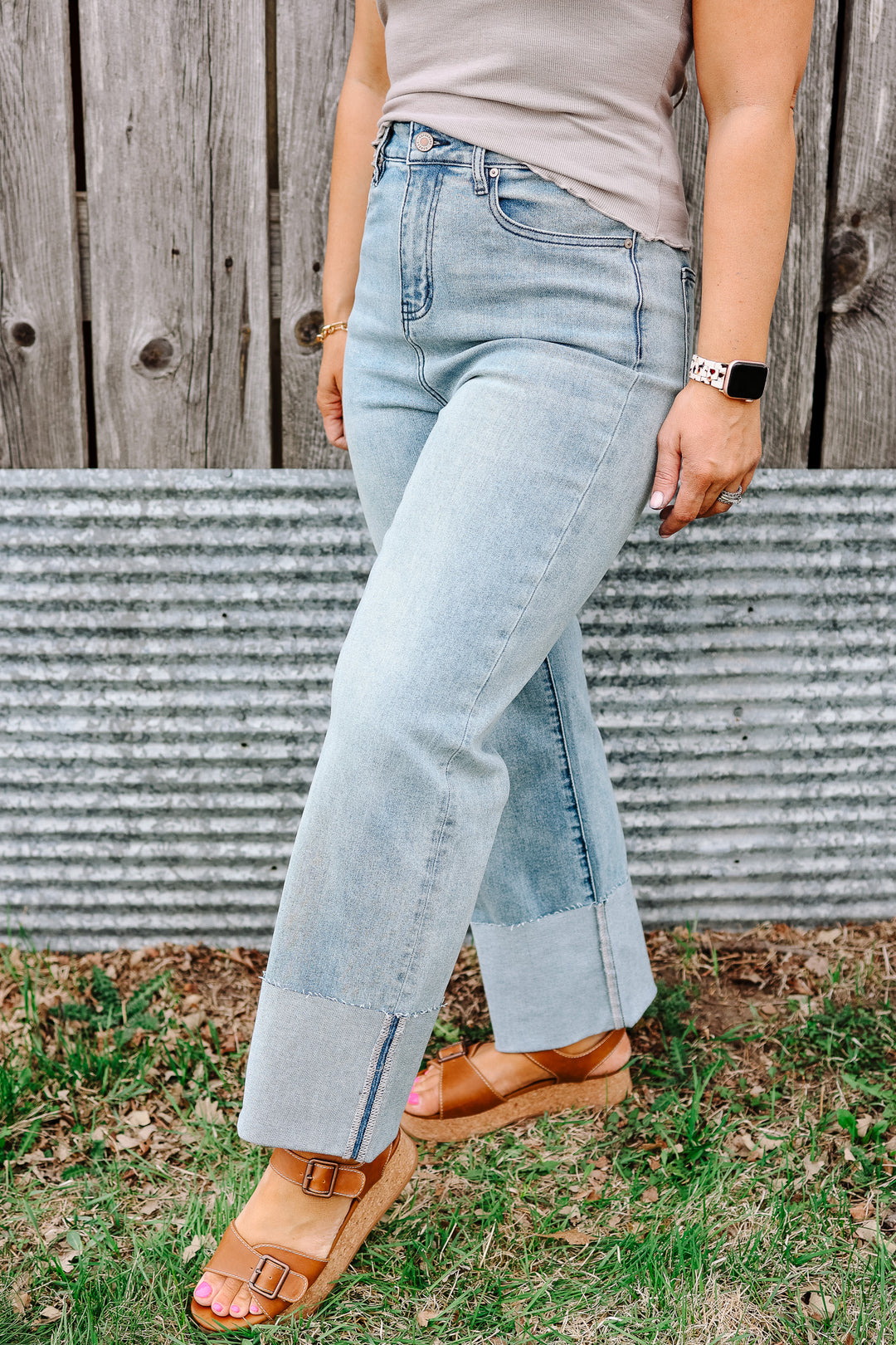 AMPERSAND AVE:  Montery Cuffed Denim