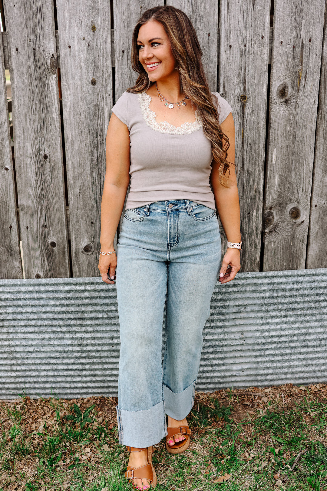AMPERSAND AVE:  Montery Cuffed Denim