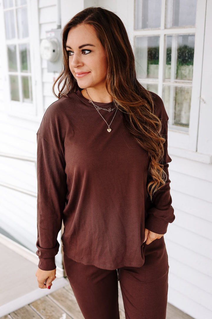 Emerlie Luxe Lounge Set - Dark Umber