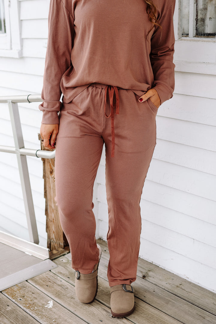 Emerlie Luxe Lounge Set - Dusty Clay