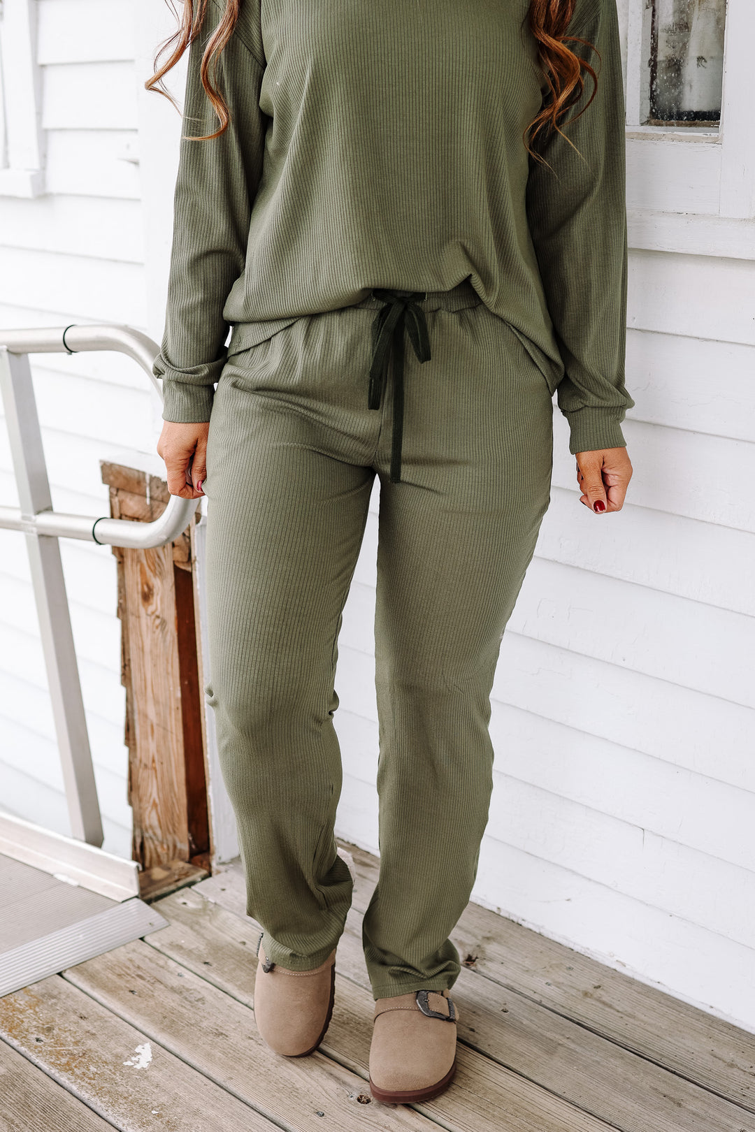 Emerlie Luxe Lounge Set - Sage Green