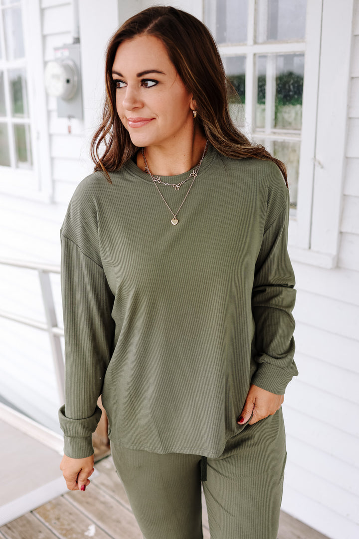 Emerlie Luxe Lounge Set - Sage Green