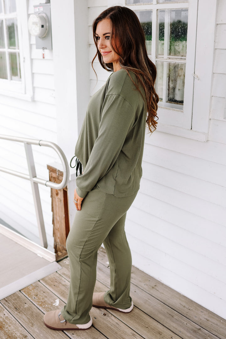 Emerlie Luxe Lounge Set - Sage Green