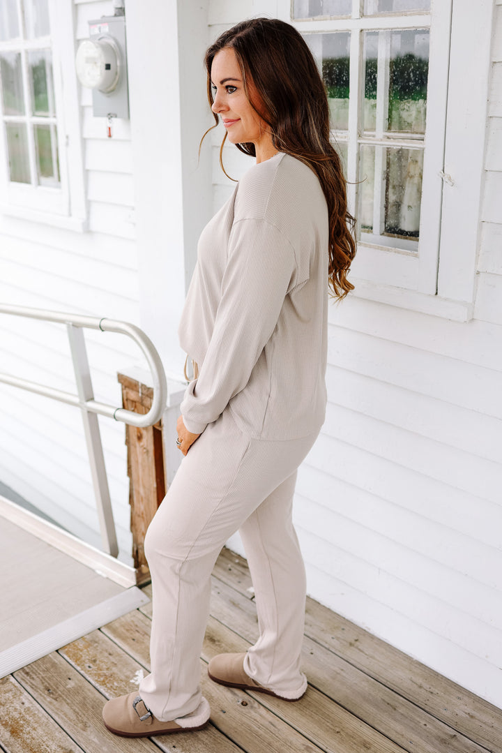 Emerlie Luxe Lounge Set - Oatmeal Taupe