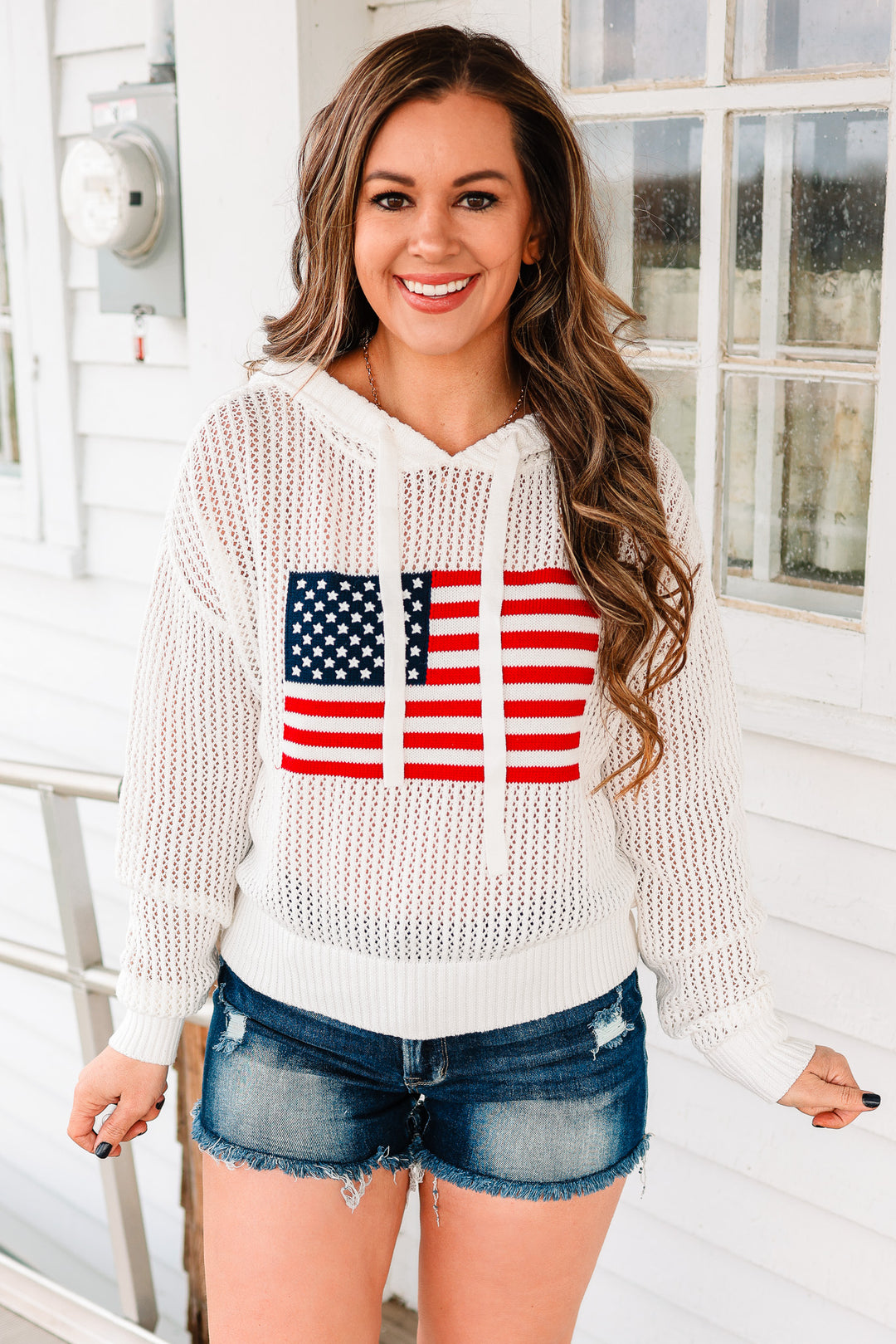 Amerie Hooded Sweater - Ecru