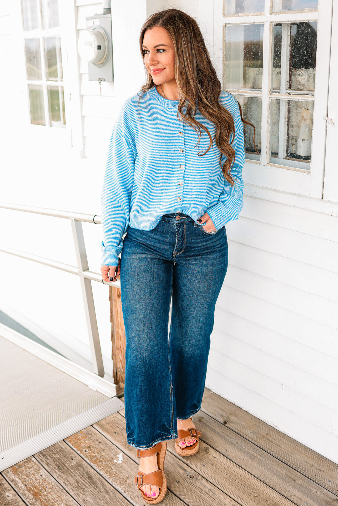 RISEN: Maren Tummy Control Cropped Jeans