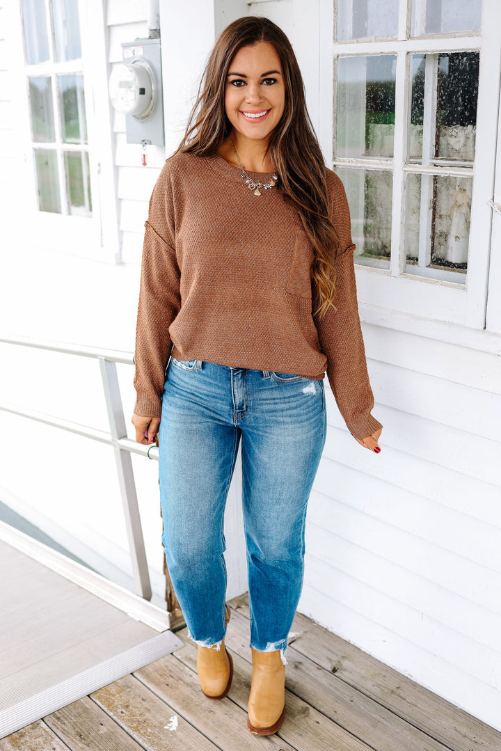 LOVERVET: ROME FRAYED HEM CROP JEANS