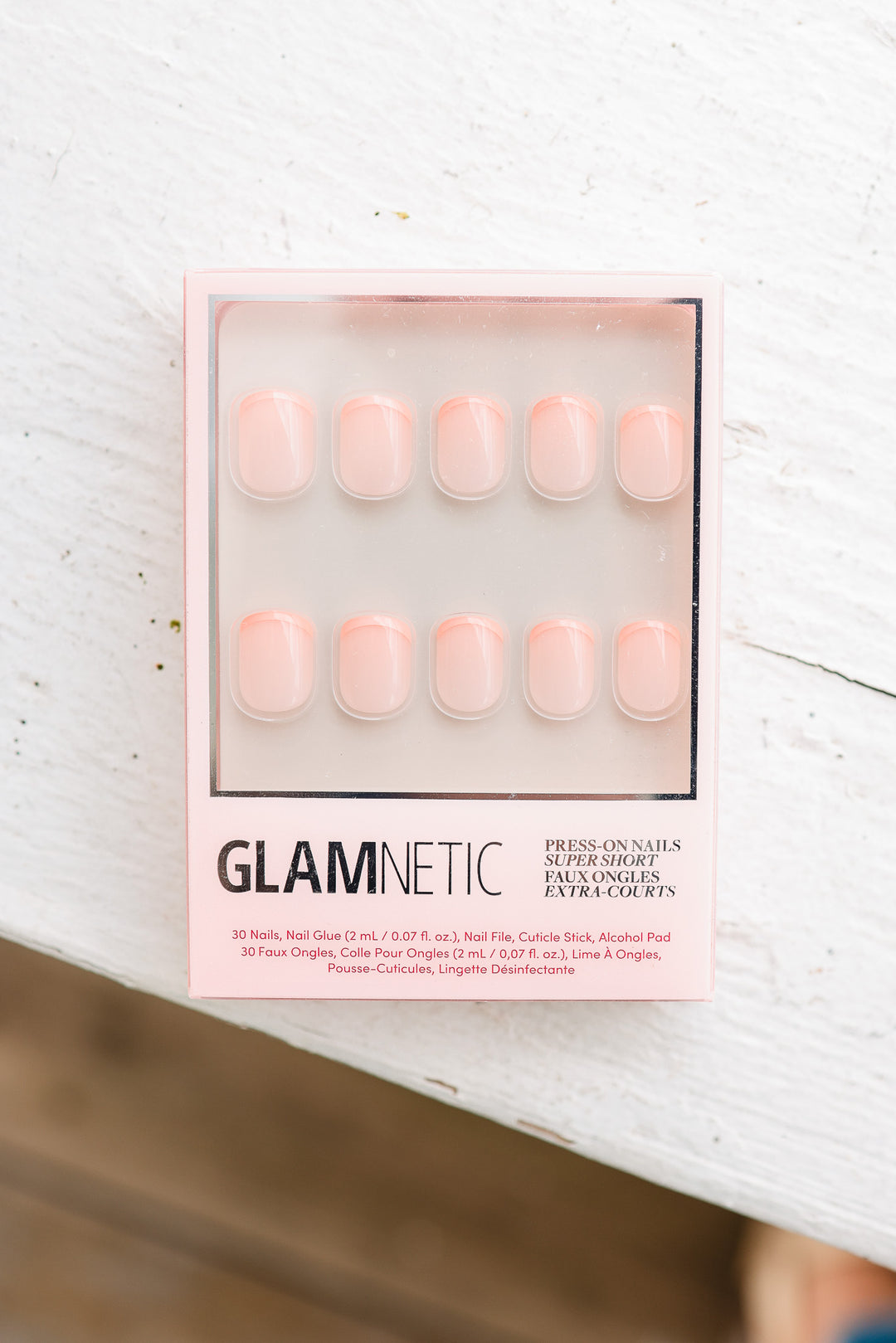 French Peach Press-On Nails