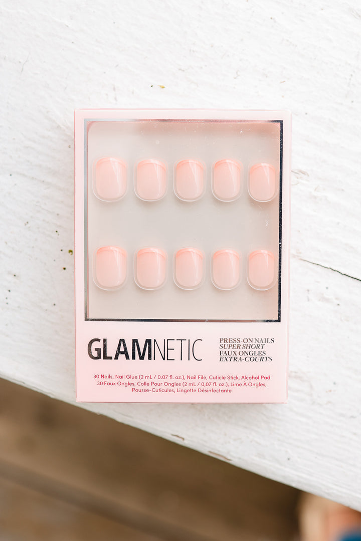 French Peach Press-On Nails