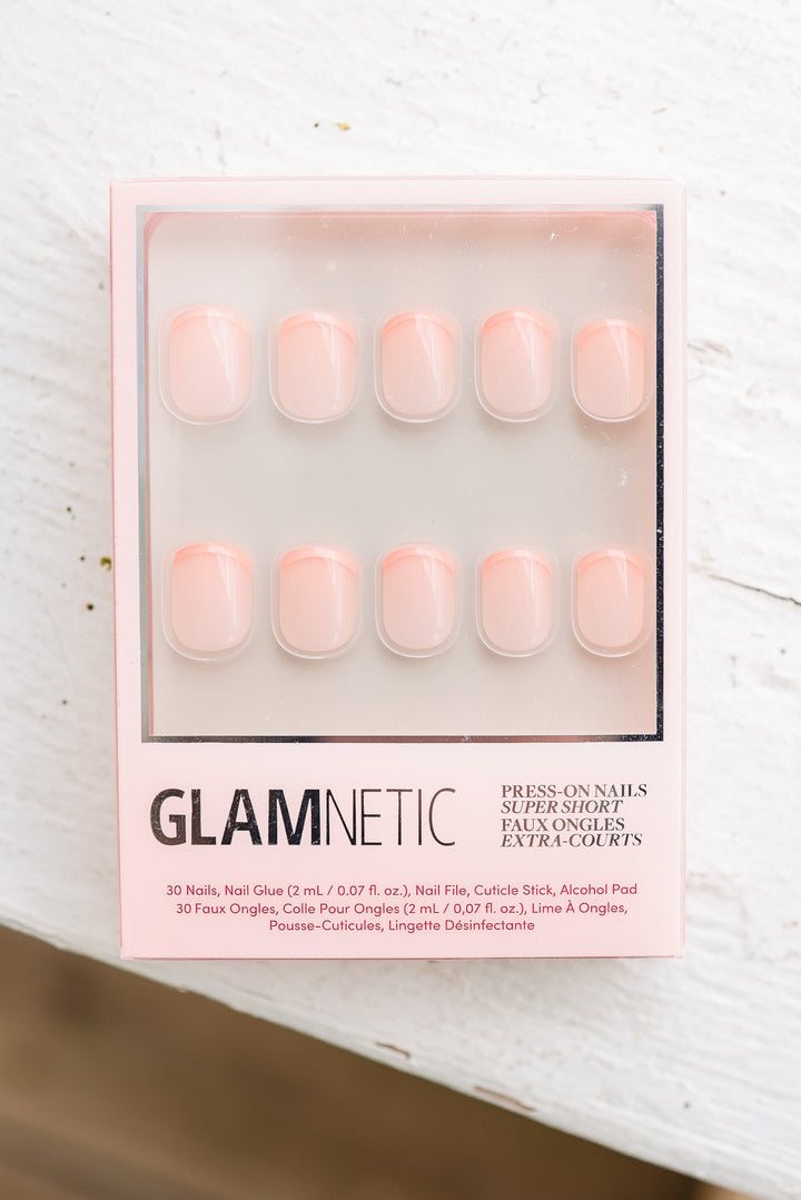 French Peach Press-On Nails