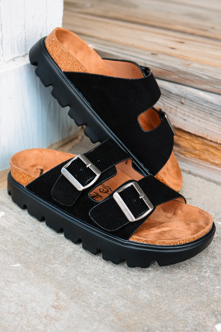Jazmin Platform Sandal - Black
