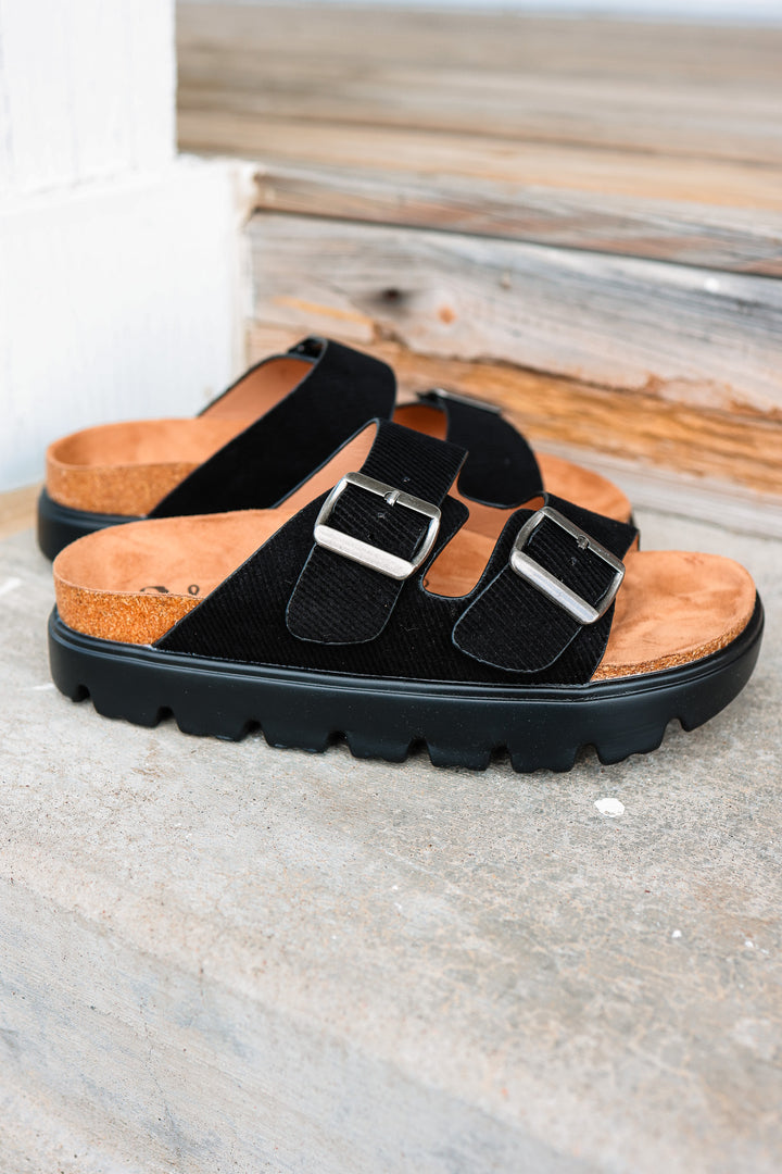 Jazmin Platform Sandal - Black