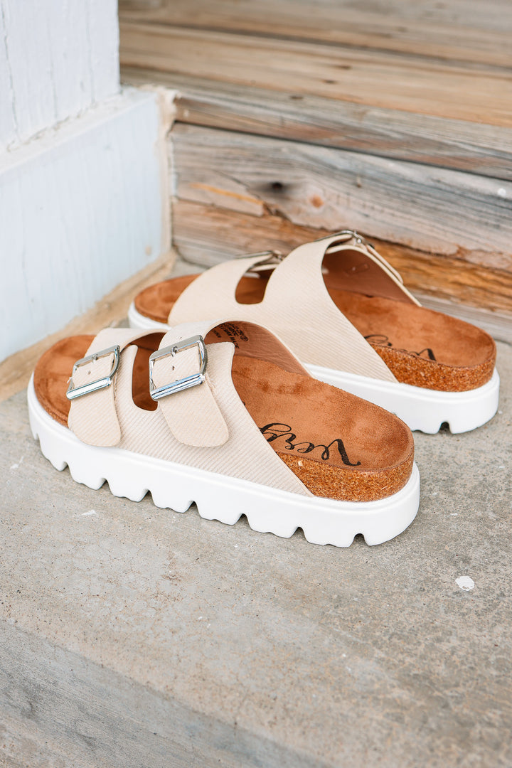 Jazmin Platform Sandal - Cream